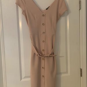 Express blush dress